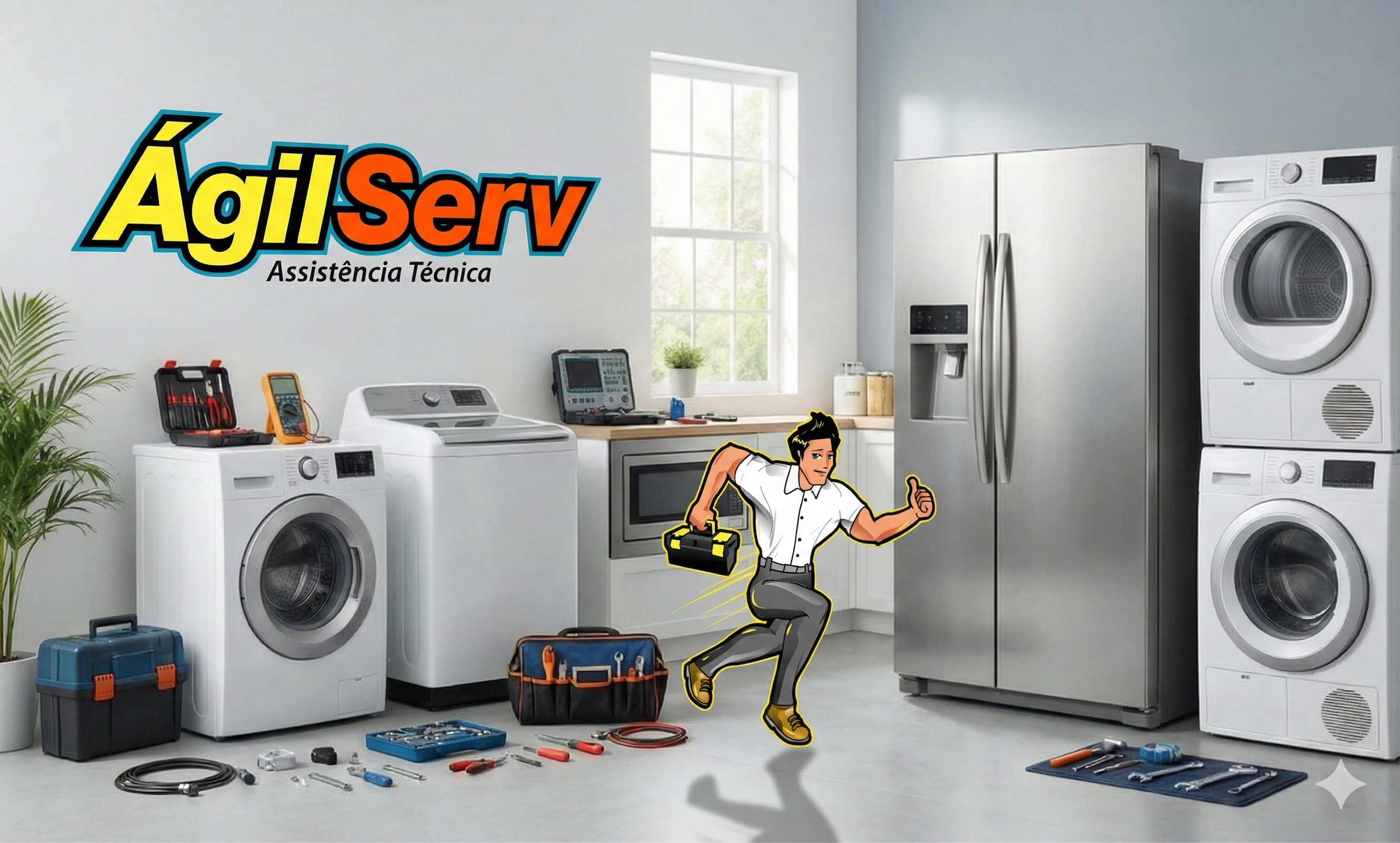 Assistência técnica de eletrodomésticos - Ágil Serv